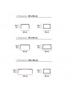 Table basse design - Mobel linea 2
