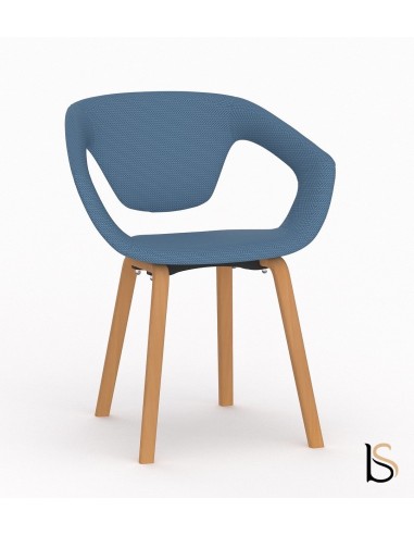 Lot de 2 sièges visiteurs Liner – Mobel Linea.