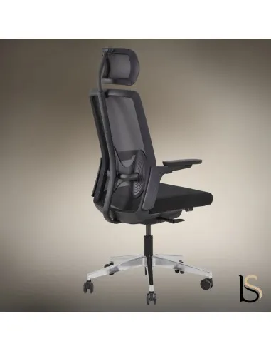 Fauteuil dossier résille Wing