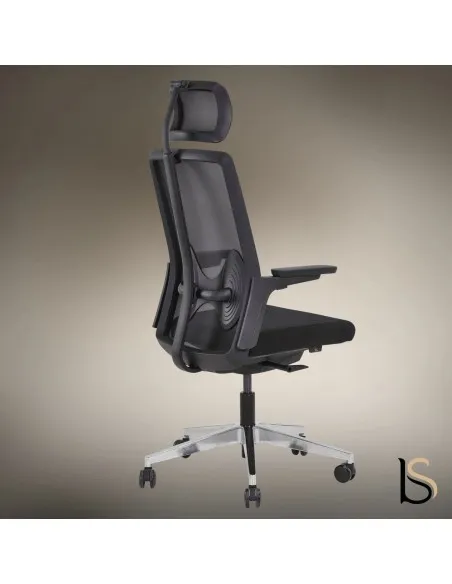 Fauteuil dossier résille Wing