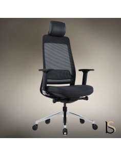 Fauteuil bureautique dos ajouré Mario 2