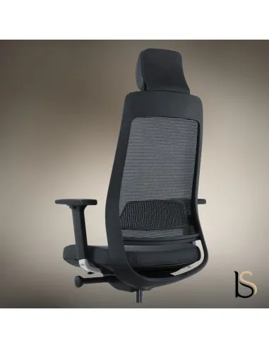 Fauteuil bureautique dos ajouré Mario