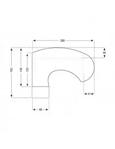 Bureau compact ergonomique avec caisson intégré Tono – Mobel Linea 2