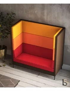 Canapé 2 places Push multi-color - Mobel Linea