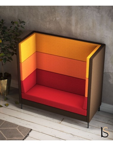 Canapé 2 places Push multi-color - Mobel Linea