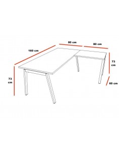 Bureau d’angle Born – Mobel Linea 2
