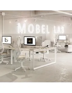 Bureau bench 4 personnes Star – Mobel Linea.