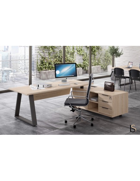 Bureau avec meuble d’angle Pyramid