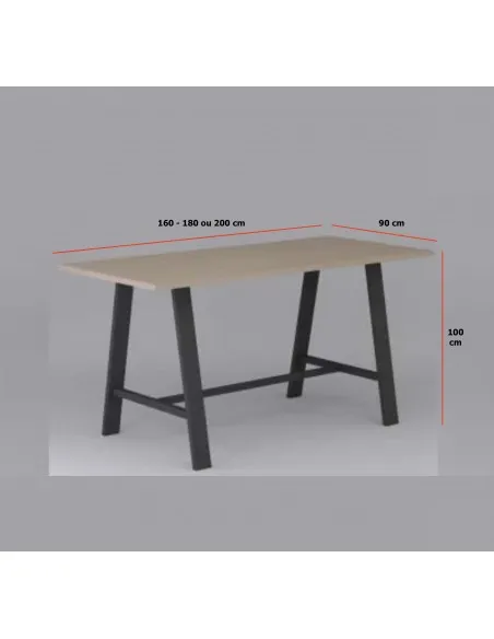 Bureau avec meuble d’angle Pyramid