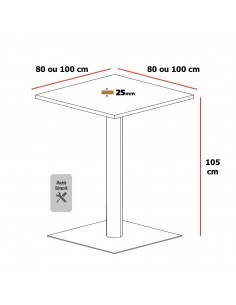 Table haute ROL - Mobel Linea 2