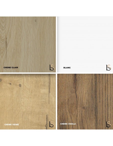 Bureau compact Idea Ypsilon avec caisson intégré - Quadrifoglio