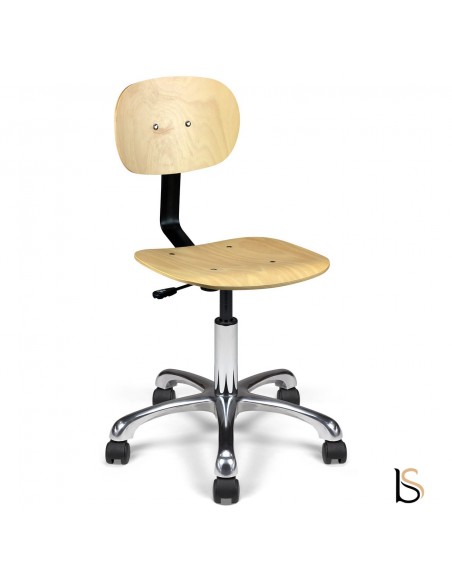 Chaise laboratoire en bois