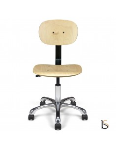 Chaise laboratoire en bois 2