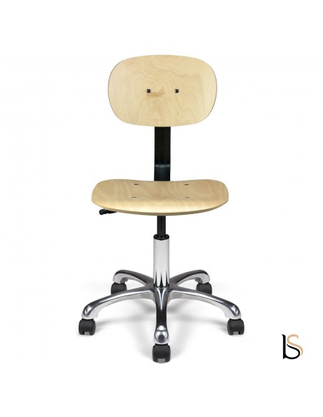 Chaise laboratoire en bois