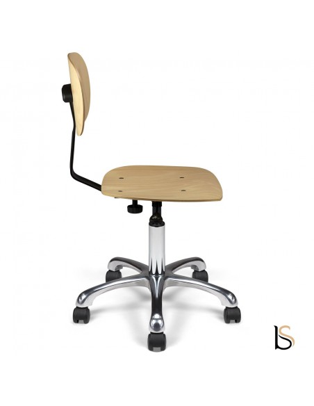 Chaise laboratoire en bois