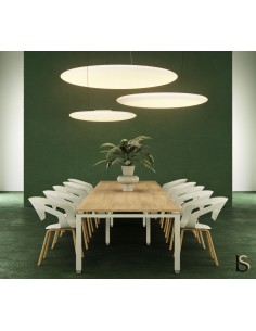 Table de conférence rectangulaire Mobel Linea