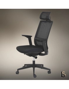 Fauteuil Manager dos résille Leo 2