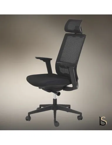 Fauteuil Manager dos résille Leo
