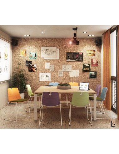 Ensemble de 2 bureaux Bench Idea Ypsilon avec meuble de rangement – Officity.