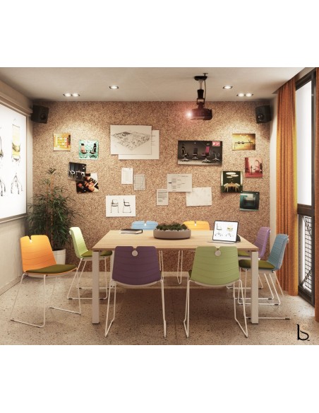 Ensemble de 2 bureaux Bench Idea Ypsilon avec meuble de rangement – Officity.