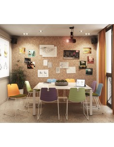 Table de réunion en verre Star - Mobel Linea