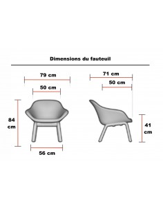 Fauteuil d’accueil confortable Tilos - Mobel linea 2