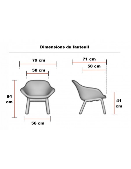 Fauteuil d’accueil confortable Tilos - Mobel linea