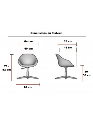 Fauteuil de réunion Tilos - Mobel linea.