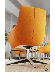 Siège d’accueil pivotant Storn - Mobel linea. 2