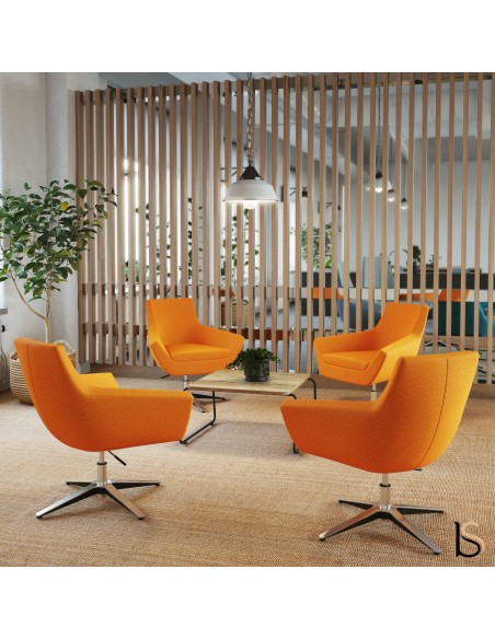 Siège d’accueil pivotant Storn - Mobel linea.