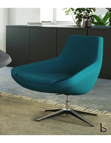 Fauteuil Lounge pivotant Storn - Mobel linea.