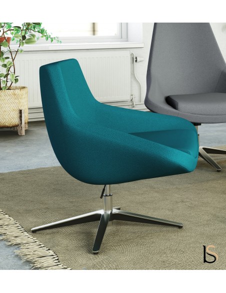 Fauteuil Lounge pivotant Storn - Mobel linea.