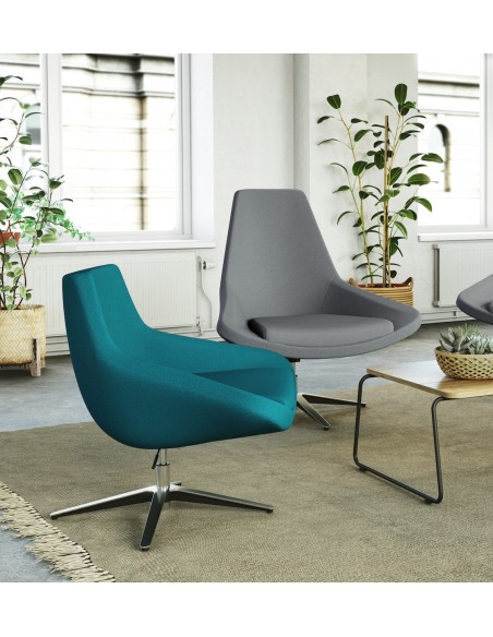 Fauteuil Lounge pivotant Storn - Mobel linea.