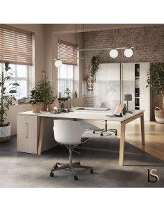 Bureau 2 personnes Born Wood – Mobel Linea