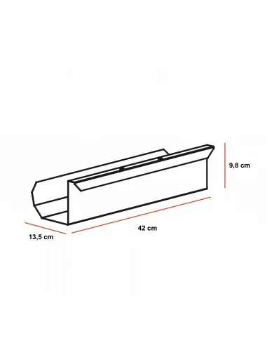 Goulotte horizontale TRAM - Mobel Linea