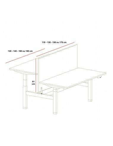 Panneau de séparation TRAM - Mobel Linea