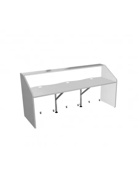 Comptoir d’accueil 3 personnes WAVE MDD - Bureau-Store