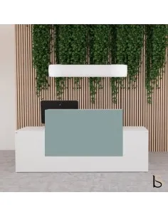 Bureau d’accueil moderne Pano avec façade brilliante