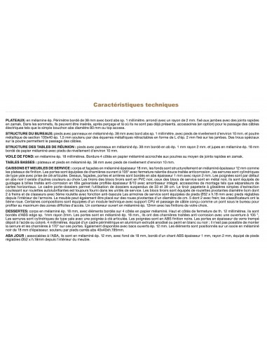 Bureau Manager Sile avec meuble...