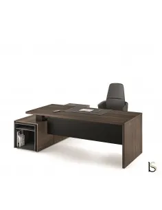 Bureau de manager Sile avec meuble intégré Bralco   Bureau-Store 2