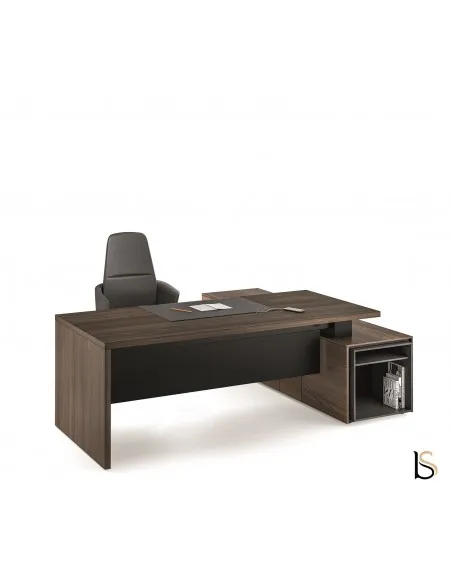 Bureau de manager Sile avec meuble intégré Bralco   Bureau-Store