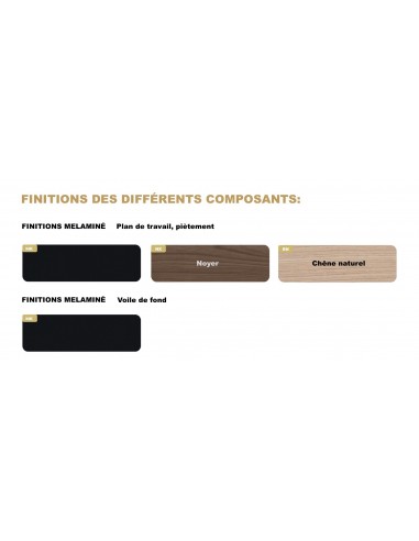 Bureau de direction Sile avec retour...