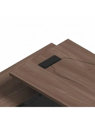 Bureau de direction Sile avec sous-mains - Bralco