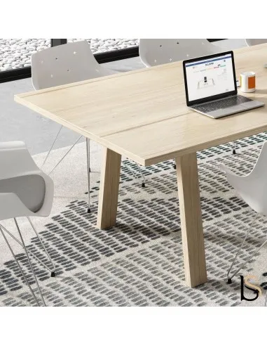 Table de réunion bois Take-Off  Bralco - Bureau-Store
