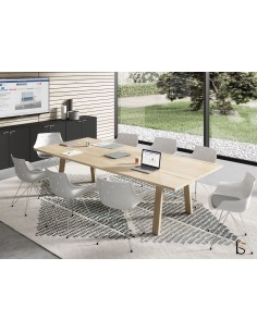 Table de réunion bois...