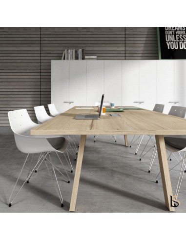 Table de réunion bois Take-Off – Bralco