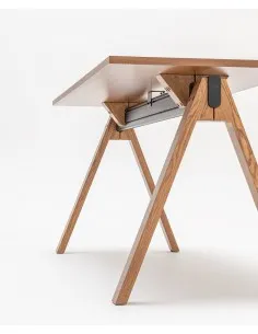 Table haute Viga en bois 2