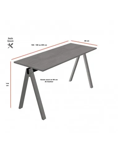 Table haute Viga  MDD - Bureau Store