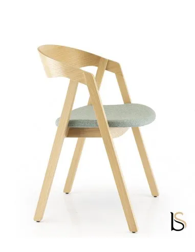 Chaise avec assise tissu Artea -Sokoa - Bureau Store
