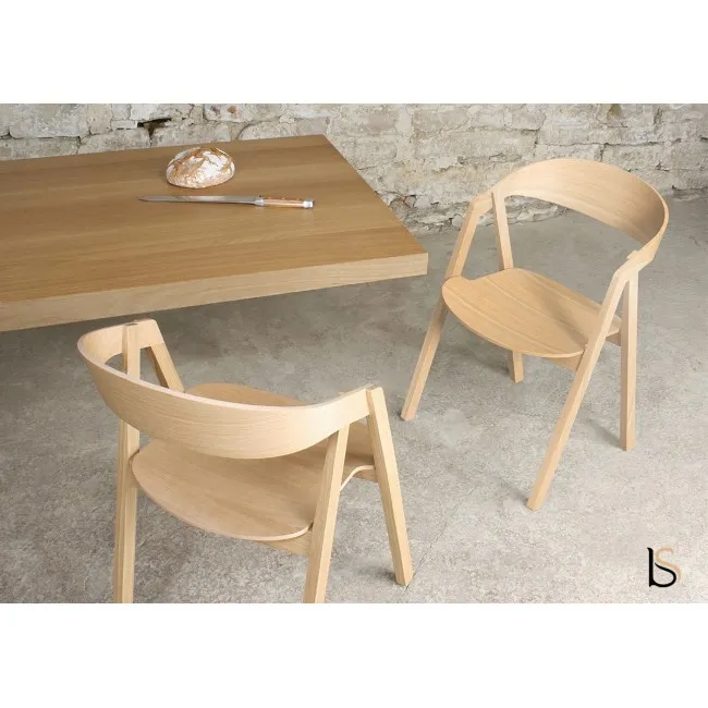 Fauteuil Artea Sokoa en bois clair